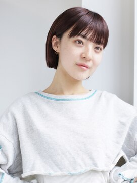 コレクティブワーク 表参道 渋谷(COLLECTIVE WORK) 【中野葵穂】バイカルテ ボブ 髪質改善 ベージュ 透明感カラー