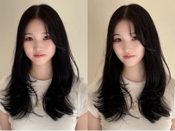 ラ ミューズ ヘアー(La mju:z hair)の写真/伸ばしかけの髪も、扱いやすいスタイルに♪長さを変えずに印象を変えるスタイルも!