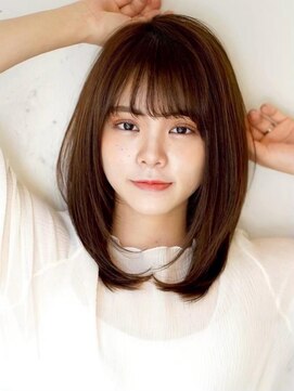 コンティロミー(CONTI ROMMY.) ミディアムレイヤーカット◎こなれミディ髪質改善トリートメント