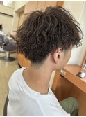 小顔効果◎波巻きパーマ×マッシュでモテ髪#静岡市