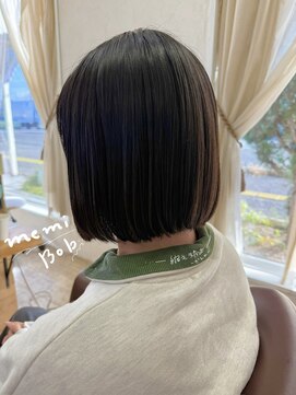 ヘアーチェリーコーク ランプ(HAIR CHERRY COKE Lamp) *軽め縮毛矯正×ミニボブ