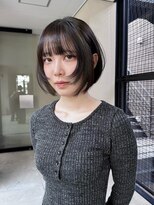 ゴートゥデイ 福岡大名Bellus店(GO TODAY)&nbsp;ボブウルフ/ウルフボブ/丸みボブ/レイヤーボブ/顔周りウルフ