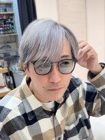 バース 梅田中崎町店(BIRTH)&nbsp;50代40代白髪ぼかしシルバーメッシュバレイヤージュ