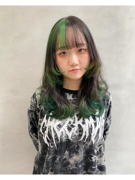 キピ(KIPI) 【ユリナ】ロングウルフ×デザインカラー