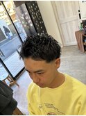 MEN’S HAIR/波巻ツイストスパイラル/フェザーパーマ/船橋