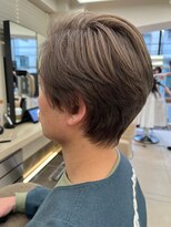 ピークアブー ワン(PEEK-A-BOO ONE)&nbsp;ブリーチダブルカラーグレージュメンズヘアメンズショート