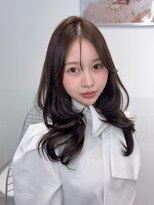オニキス(ONYX)&nbsp;C78透明間チョコブラウン韓国レイヤーカットヨシンモリ表参道