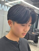 エルマーク 四条烏丸(L-MARK)&nbsp;センターパート/ニュアンスパーマ/フェザーパーマ/メンズ