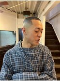 MEN’S HAIR/サーフカール/刈り上げセンターパート/心斎橋