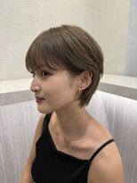 コール ネックス ザ サロン 表参道(COALL nex the salon) 【福島#20】ミルクティーベージュショート 表参道 韓国
