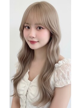 チャチャブラン(cha-cha Blanc) シアーベージュ×ふんわりくびれロング