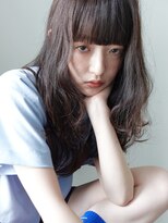 ディッセンバー 渋谷(December) ロングパーマワイドバングブラウンピンクピンクブラウン