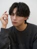 【men's】メンズカット+選べるパーマ+眉毛カット+4stepトリートメント¥14000