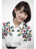 色彩検定1級パーソナルカラーリスト1級が提案するワンサイドボブ