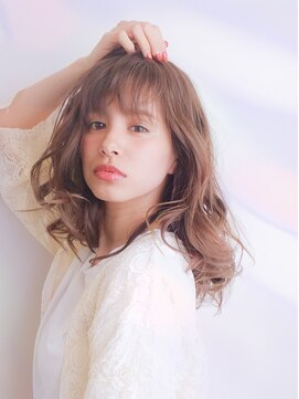 ムーン(moon) ラフさが可愛い小顔ヘア☆ゆるふわフェアリーロブ【武蔵小杉】