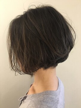 ヘアーラウンジトリップ(hair lounge TRiP) 襟足すっきり!大人クールな前下がりショートボブ☆