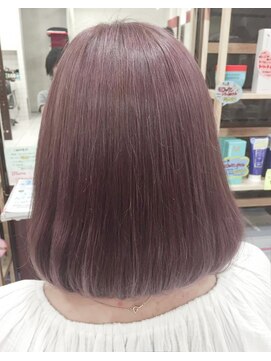 ヘアリゾート エーアイ 浅草橋店(hair resort Ai) ピンクパープルミディアムヘア【Ai浅草橋】
