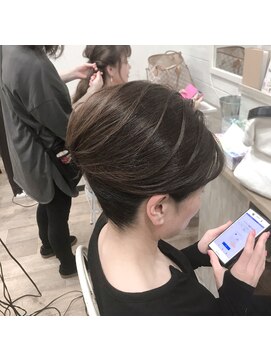 アチーブ 姫路店(Achieve) Achieveスジの夜会巻きstylist by 高見