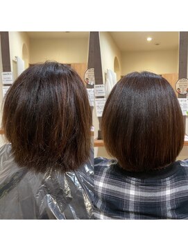 ラゴム(Lagom) 20代30代40代髪質改善でツヤ美髪に★ナチュラルストレート
