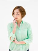 デザインカット/ショートヘア/ベージュ/トリートメント/ヘアケア