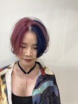 ホワイト 梅田(white)&nbsp;ピンク×ネイビー★ツートンカラー【梅田】