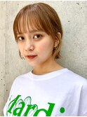 【修】20代30代40代◎透明感カラー×韓国切りぱなしボブ