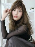 voasorteGARDEN☆透けバングの大人かわいいグレージュロング
