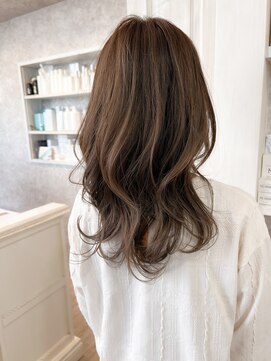 キャアリー(Caary) 福山市イルミナカラー人気caary大人かわいいとろみベージュ