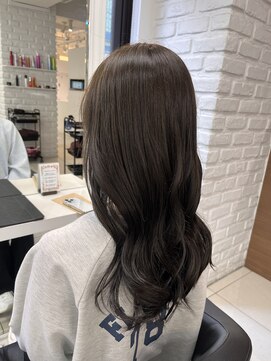 アッシュ 吉祥寺店(Ash) 【ブリーチなしWカラー】オリーブグレージュ