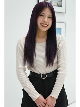 ハイブ 金沢(Hive) 10代20代パープルカラー美肌カラーブリーチハイトーン