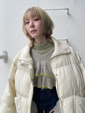 イトシテ ブランドマッシュウルフボブ【本多身和子】