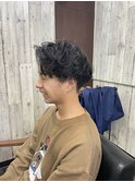 ツイスパアップバングショート