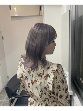 リアン バイ キートス(Lien by kiitos) ピンクラベンダー/グレージュ/ベージュ/透明感/トレンド夏カラー