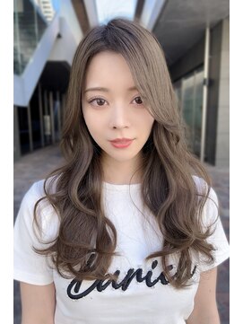 クーエフー(coo et fuu) オリーブベージュ　レイヤーカット　ニュアンスパーマ藤沢