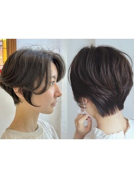 【ショート・ボブ】技術の差が出やすいカットはぜひお任せください★大幅なイメチェンやメンテナンスにも◎