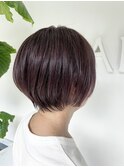 パープルベージュ×ショート【千葉駅北口】