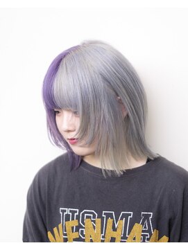 ルプラ ブリリアント(le-pla brilliant) ウルフ/フェイスレイヤー/ダブルカラー/シルバー/ラベンダー