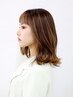 【上品な立体感、光と影が織りなすウィービング特殊カラー×カット】￥13310