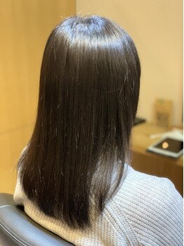 アビアント(a bientot)の写真/《2席のみの小さなサロン》こだわりのお洒落な空間で完全マンツーマン接客☆憧れのうる艶ストレートに☆