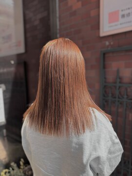 モア 下通店(MORE) ライトな色味　オレンジカラー