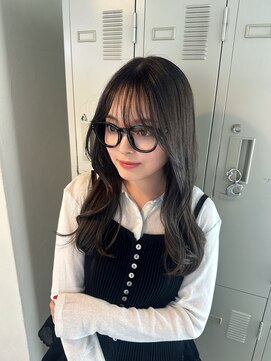 ジル ヘアデザイン ナンバ(JILL Hair Design NAMBA) オリーブグレー/オリーブ/レイヤーカット/オリーブグリーン