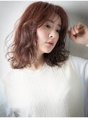 チェリーブラウンデジタルパーマエアリーミディu上尾30代40代