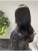 グレージュ切りっぱなしボブ前髪ありミニボブミルクティベージュ