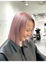 シエラ 堀江(CIERA.)&nbsp;ウルフカットくびれヘアアプリコットオレンジハイライトカラー