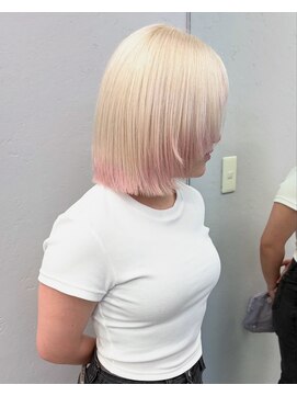 ロテ 名古屋 名駅店(Lote.) くびれヘア/アプリコットオレンジ/ハイライトカラー/名古屋/名駅