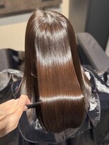 ルナス 福岡天神(LUNAS)&nbsp;縮毛矯正履歴のある方はアルカリ酸熱で劣化防止！