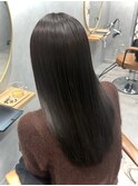 アッシュブラウン/髪質改善トリートメント