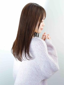 シュピーゲル(Spiegel)の写真/【髪質改善】髪質改善+縮毛矯正!髪質改善TR&超音波アイロンでまっすぐになった髪をうるサラに[後楽園]