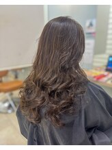 ラックスビー マーレ 沖縄うるま店(LUXBE mare)&nbsp;コテ巻き風パーマ