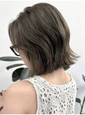 栄外ハネナチュラル大人オリーブベージュ